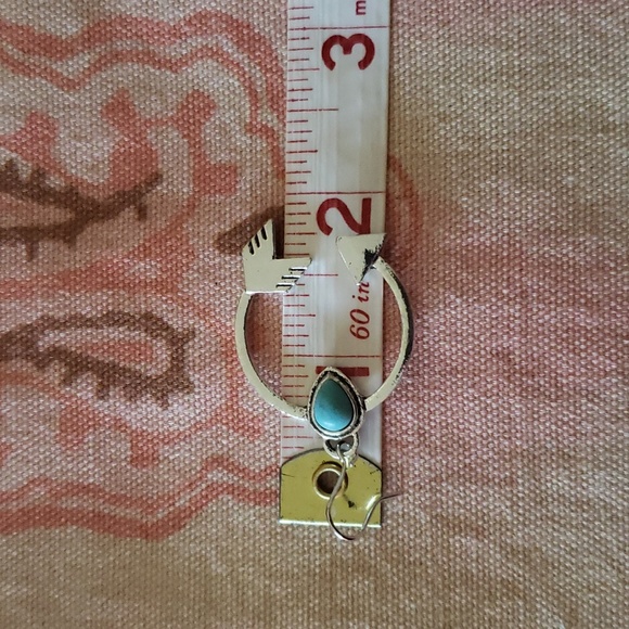 Arrow Earrings Turquoise Tribal Western Boho - Picture 7 of 9